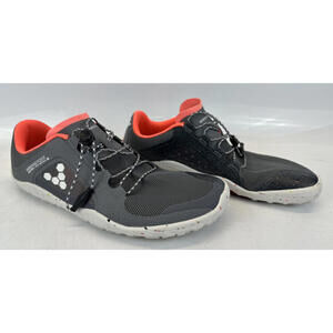 Vivobarefoot Primus Trail Firm Ground Grey W/ Salmon Color inside - US Women 9